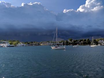 Storm on Round Lake, Charlevoix
